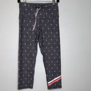 Old Navy Gray Women’s Leggings with White and Red Details